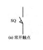 行程開關符號常開觸點