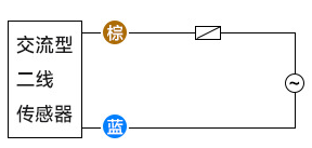 交流電接近開關(guān)接線圖