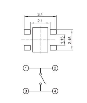 ts輕觸開關電路圖